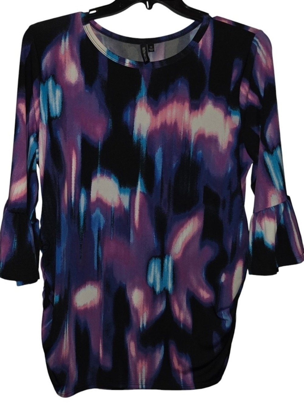 Kristin Nicole 1X Colorful Blouse